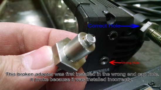 How to install Vision X end cap mount