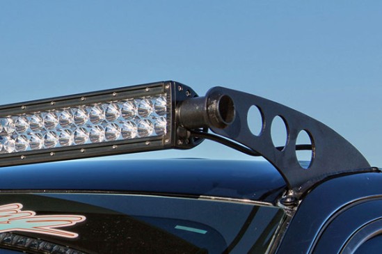 Many light bars use end-cap mounts with a stud coming out to attach to the vehicle. If your light bar mount is designed for this style of light bar but you want to use Vision X you need to add the end-cap mounting kit.